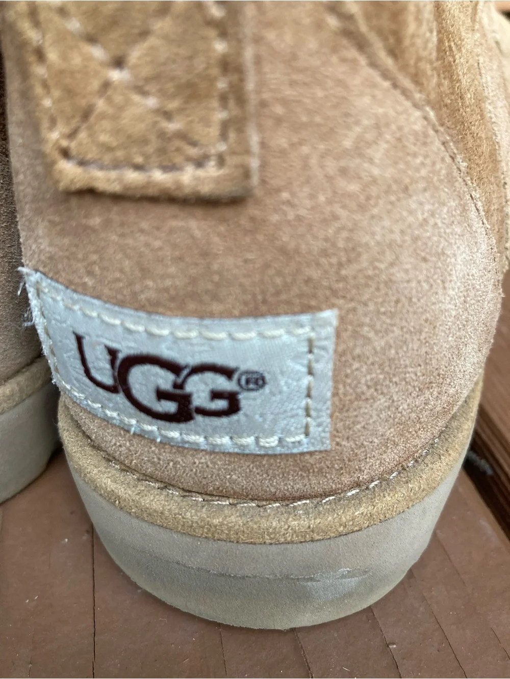 UGG Suede Lace-Up Boots